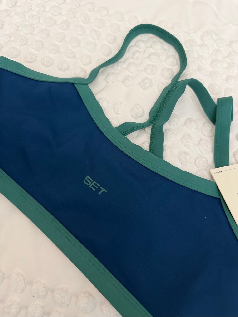 SET ACTIVE LuxForm Lux Swim Bra Lagoon Medium BNWT - Picture 5 of 8